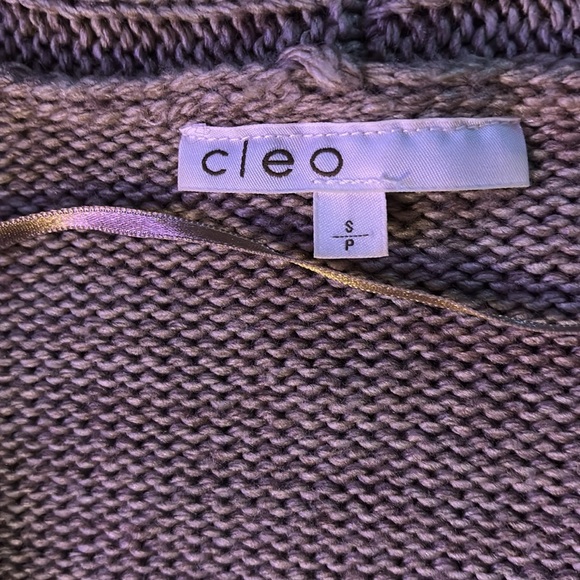 Cleo Beige Elsamanda style  Wool open Cardigan Size Small - Picture 5 of 15